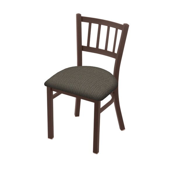 610 Contessa 18" Chair with Bronze Finish and Graph Chalice Seat